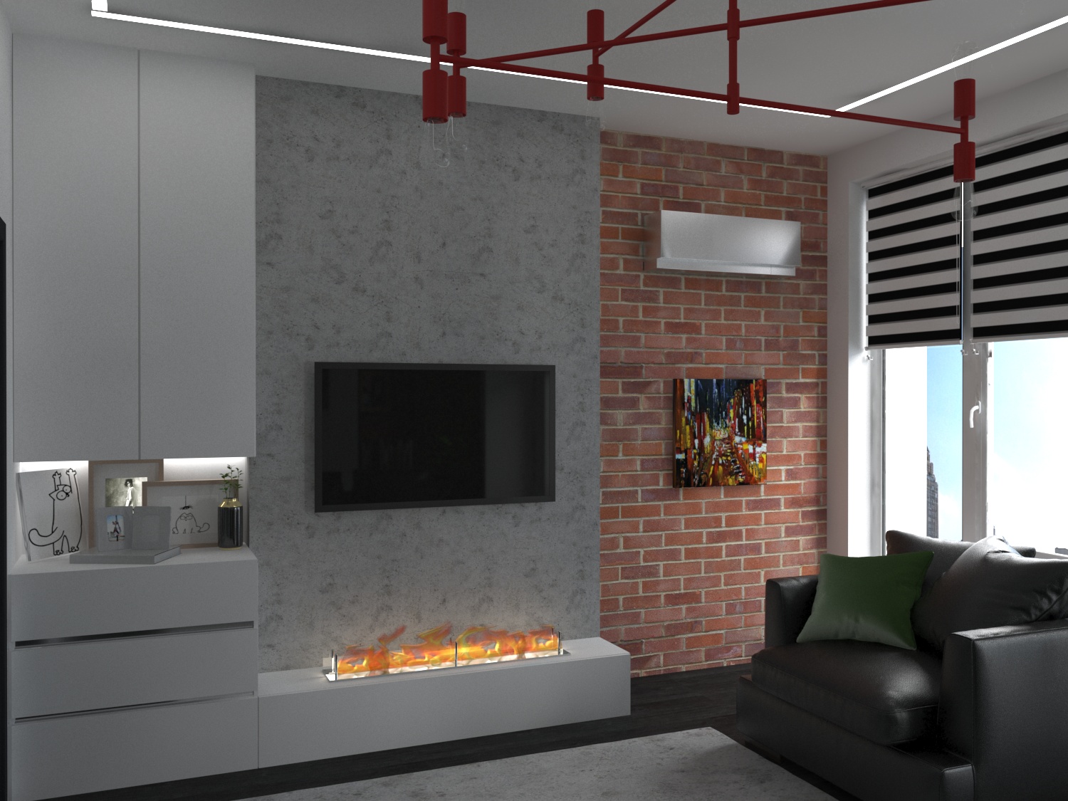 Loft pour un jeune mec dans 3d max vray 3.0 image