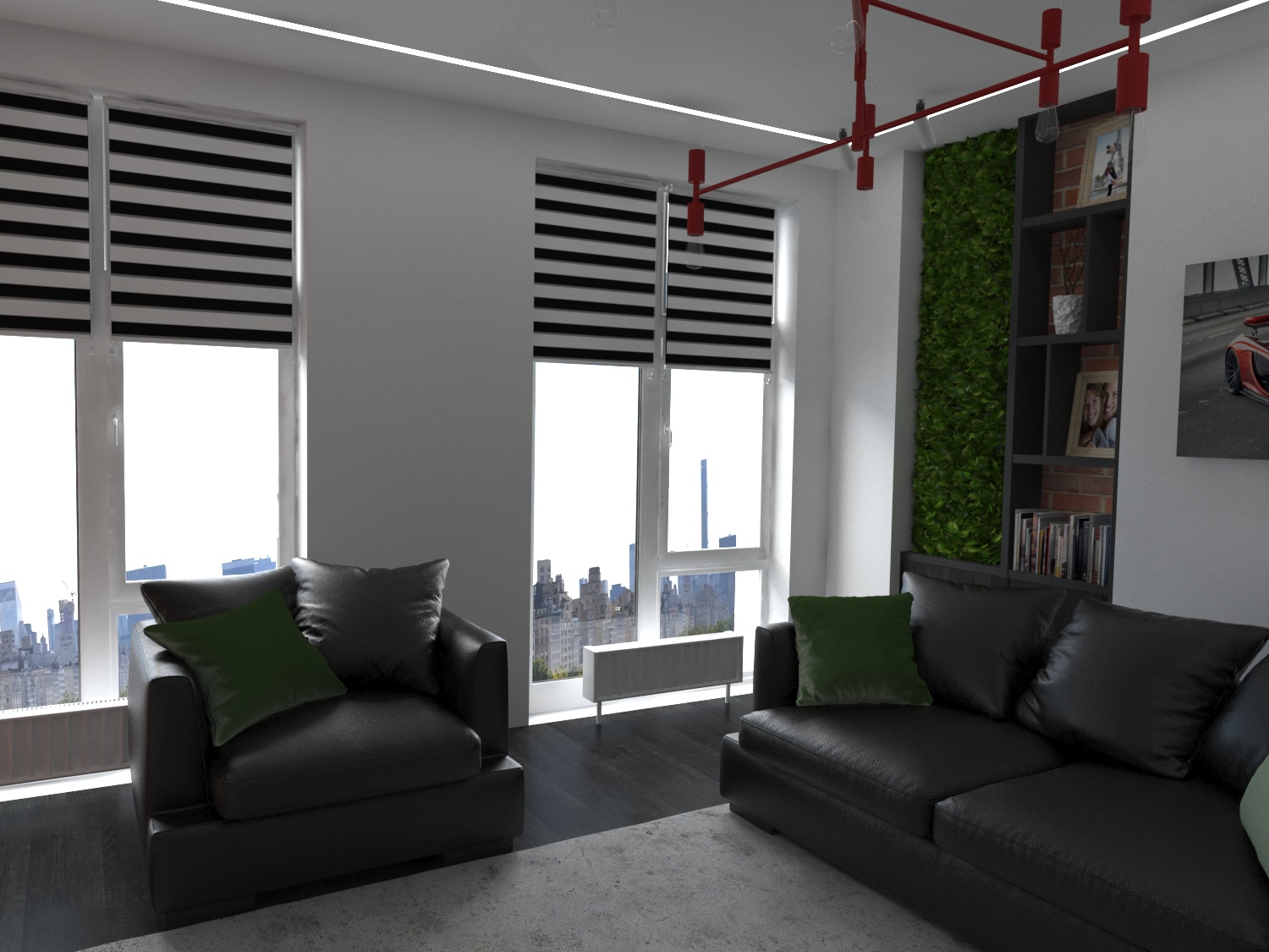 Loft pour un jeune mec dans 3d max vray 3.0 image