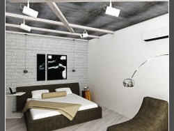 Dormitorio + sala de estar