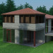 Casa in una foresta in 3d max vray immagine