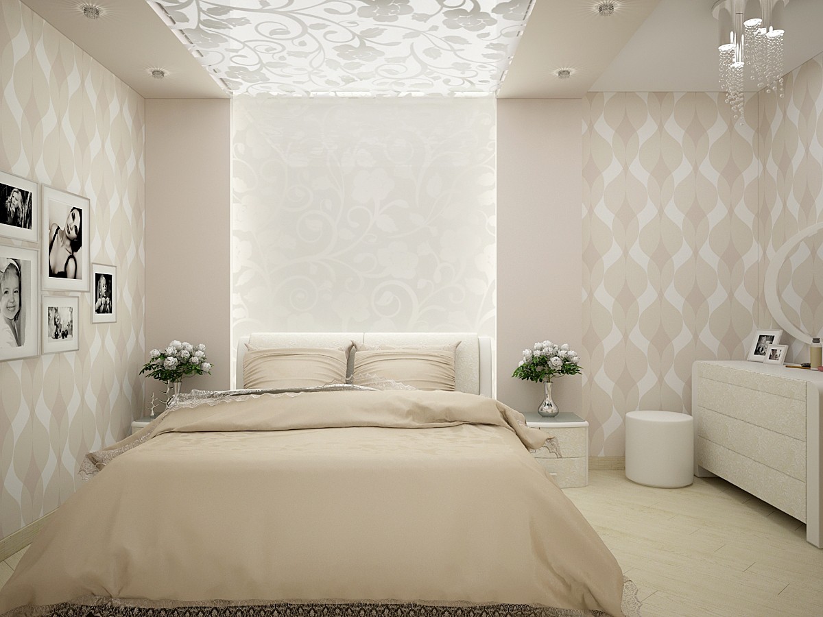 Schlafzimmer in 3d max vray Bild