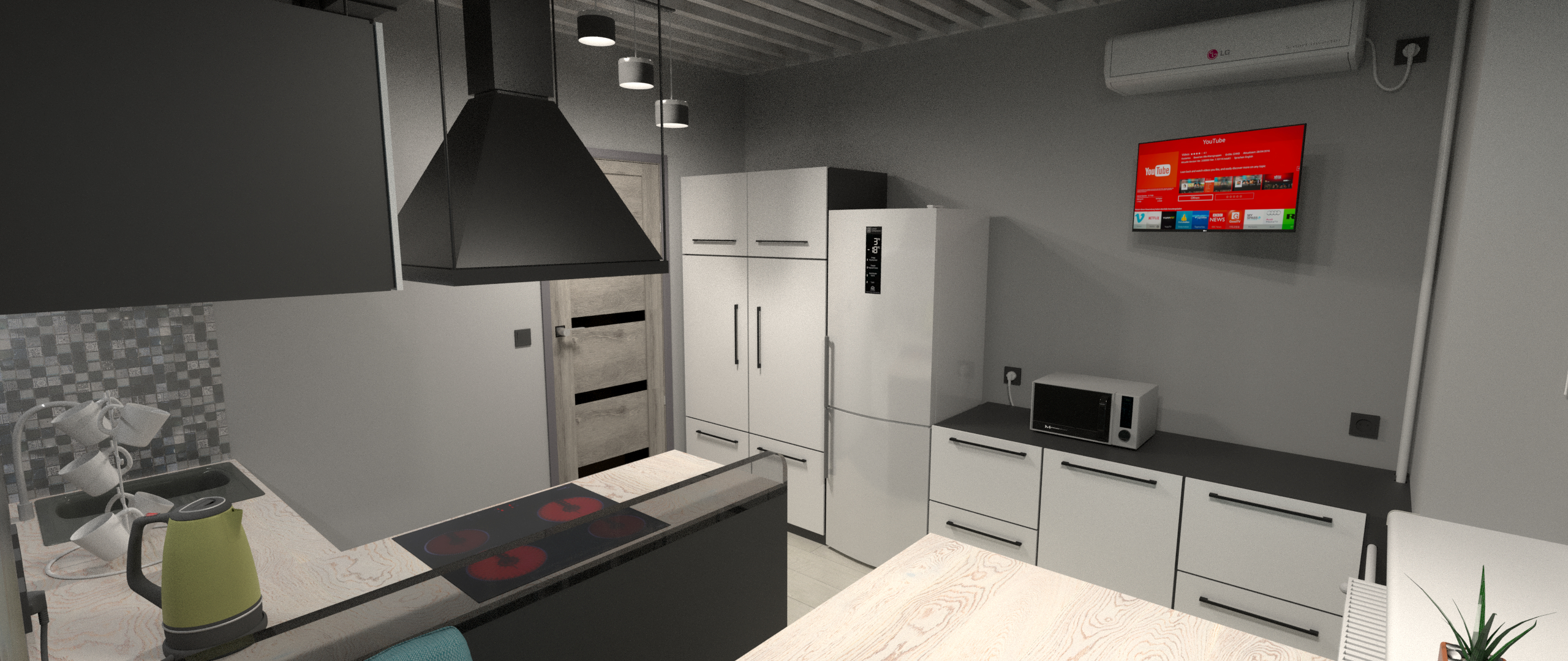 Cozinha em Blender cycles render imagem