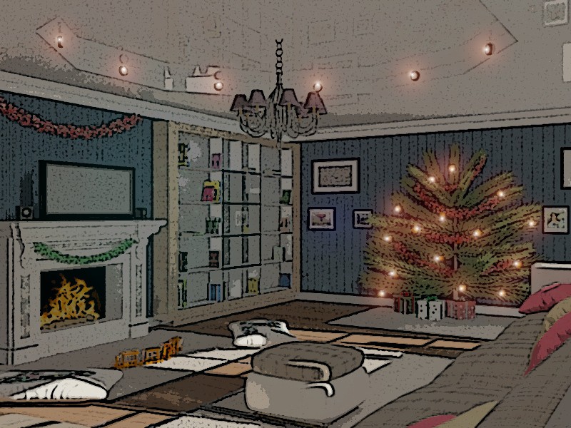 Festive Pressure in 3d max vray image