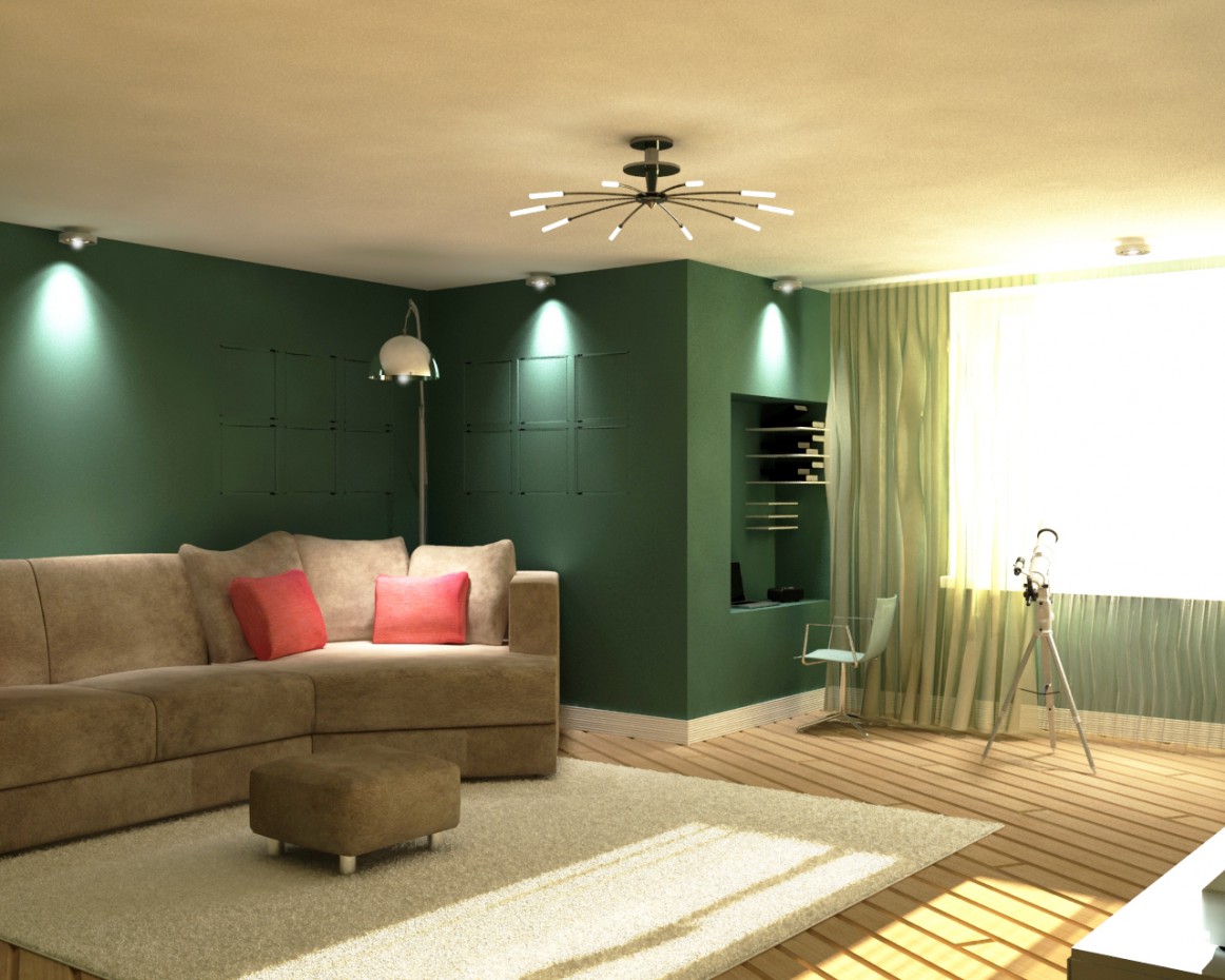 Green Hint в 3d max vray изображение