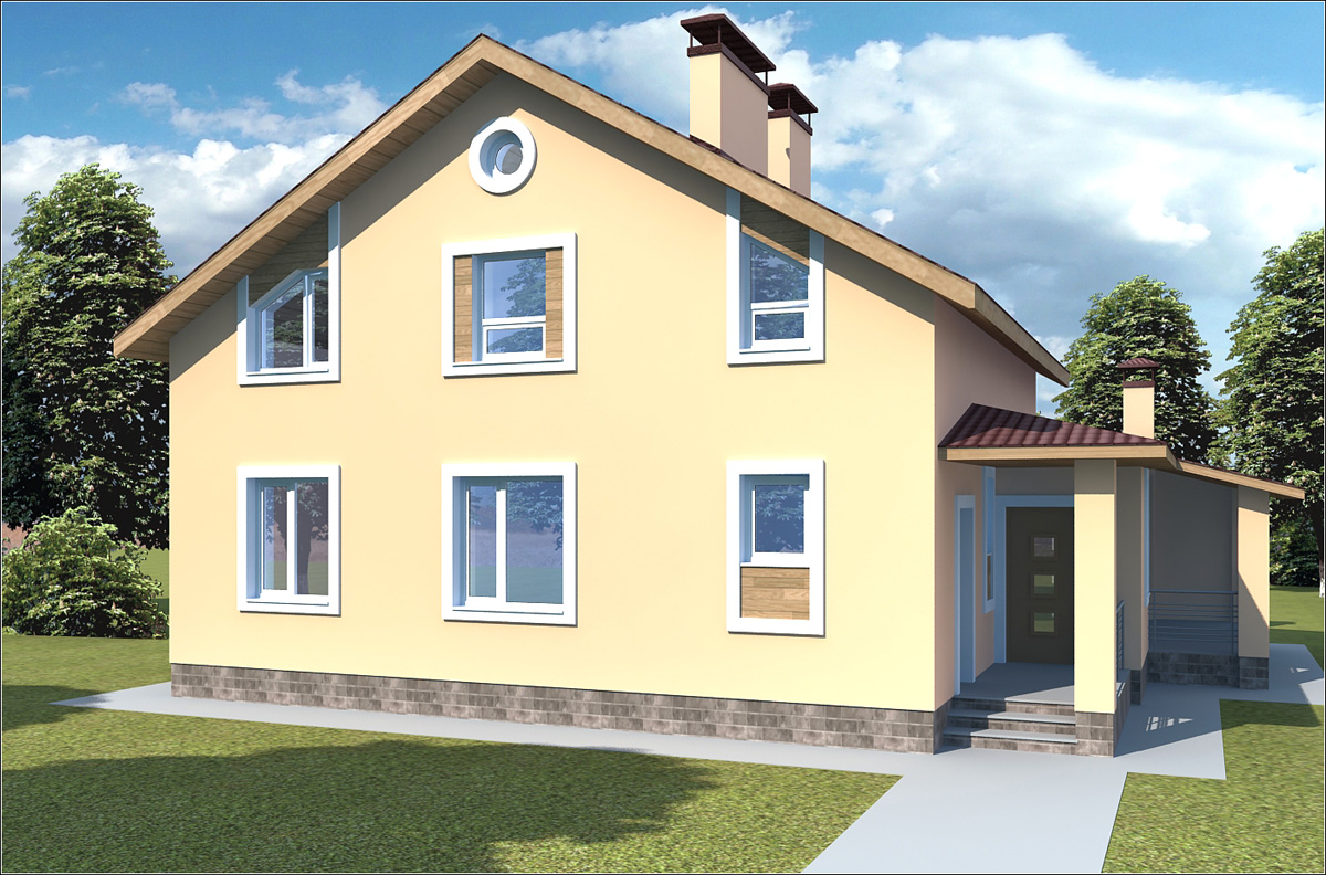 imagen de Proyecto de casa en Chernigov en 3d max vray 1.5