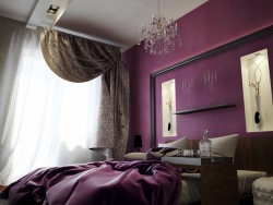 Purple bedroom