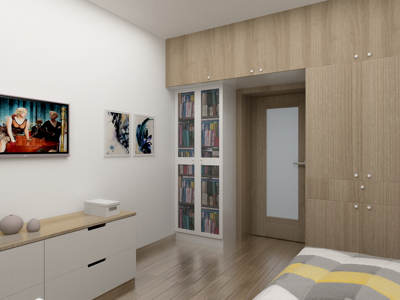 imagen de Dormitorio en 3d max vray 2.5