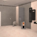 imagen de cuarto de baño en 3d max vray