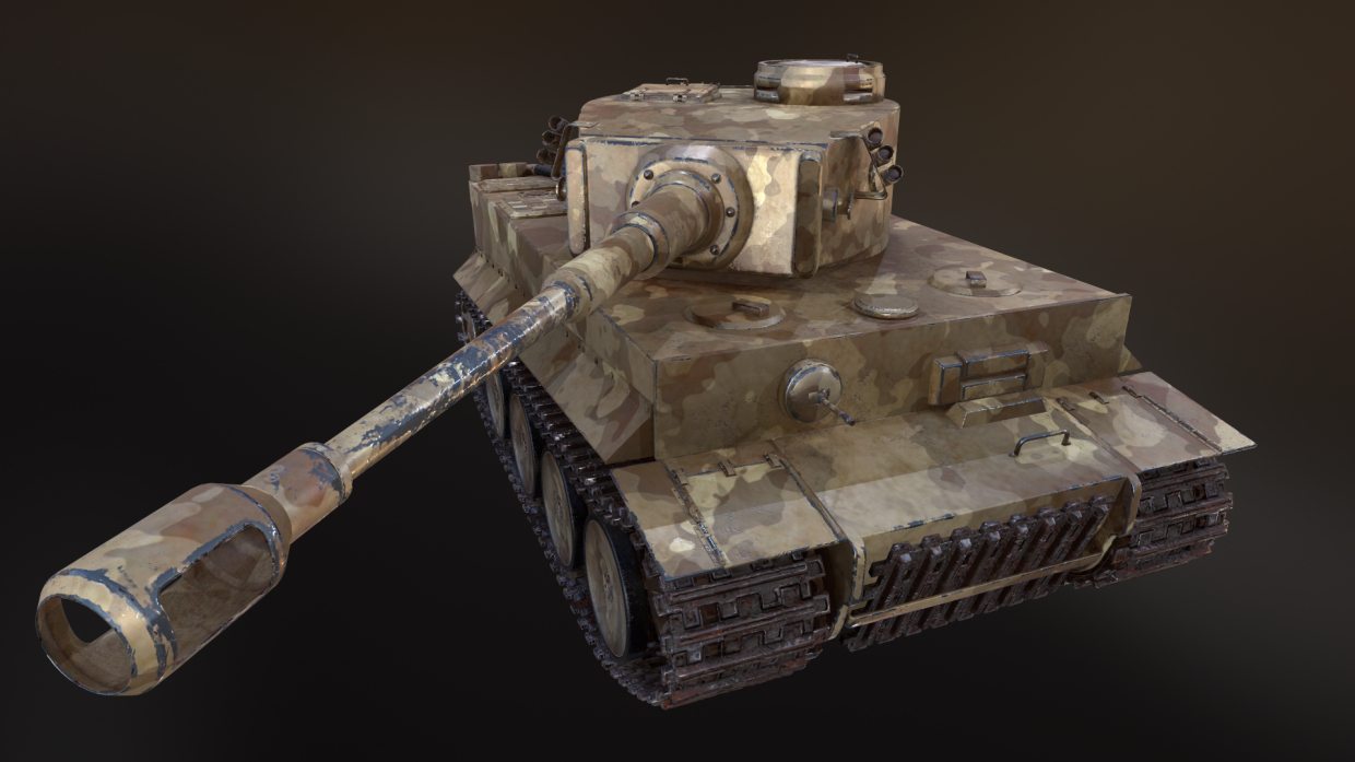 Tank Tiger 1 em 3d max Other imagem