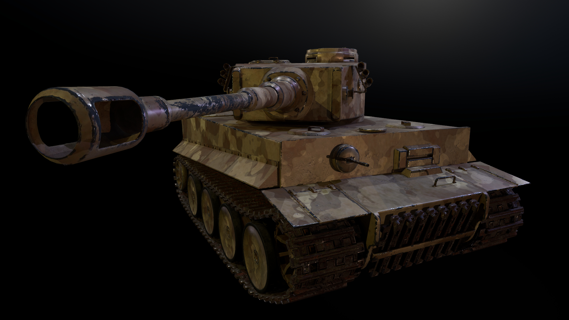 Tank Tiger 1 em 3d max Other imagem