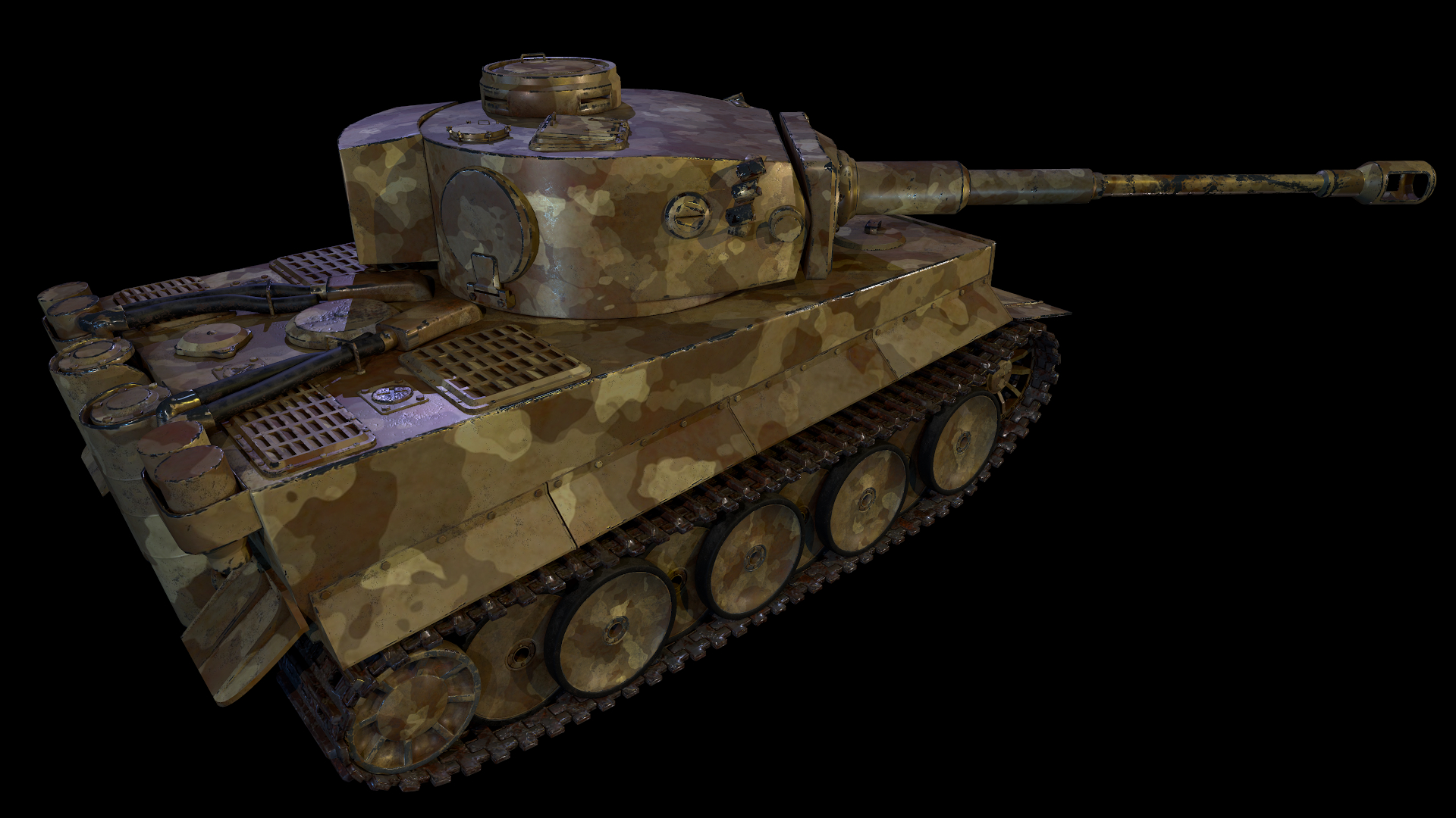 Tank Tiger 1 em 3d max Other imagem