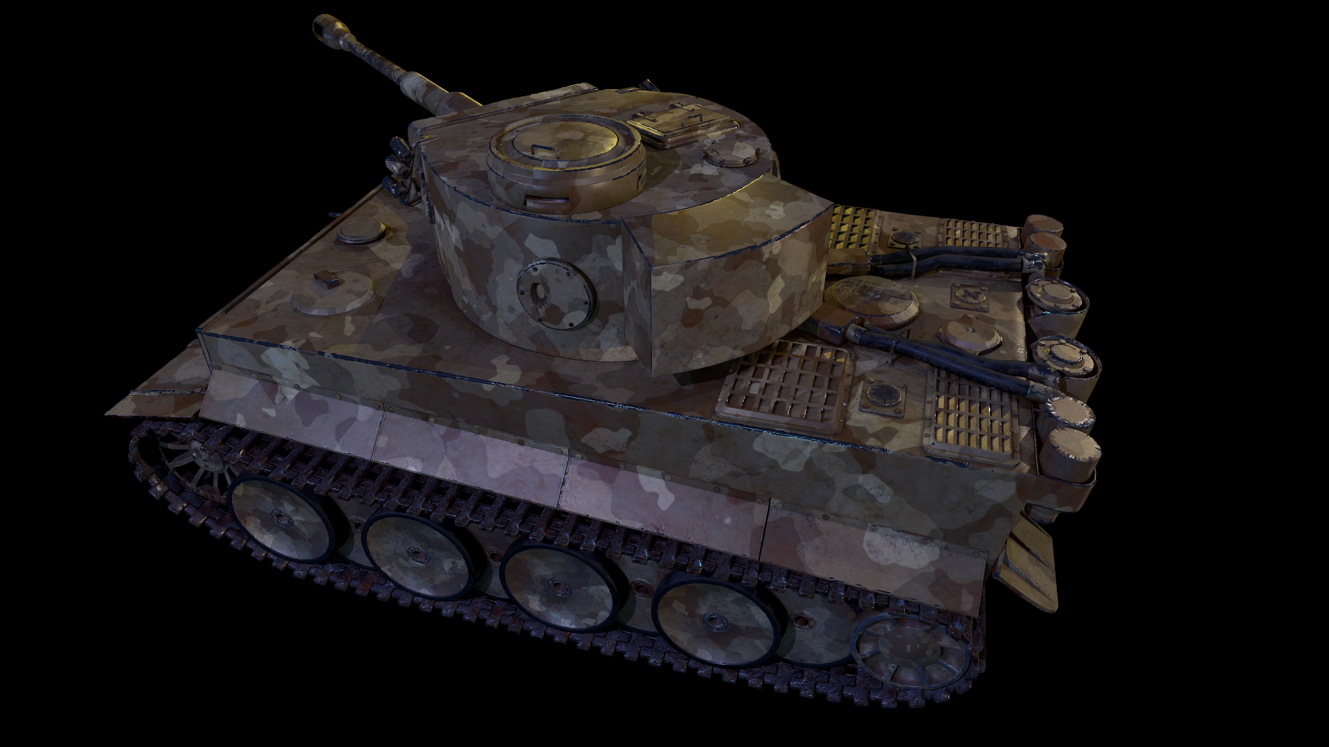 Tank Tiger 1 em 3d max Other imagem