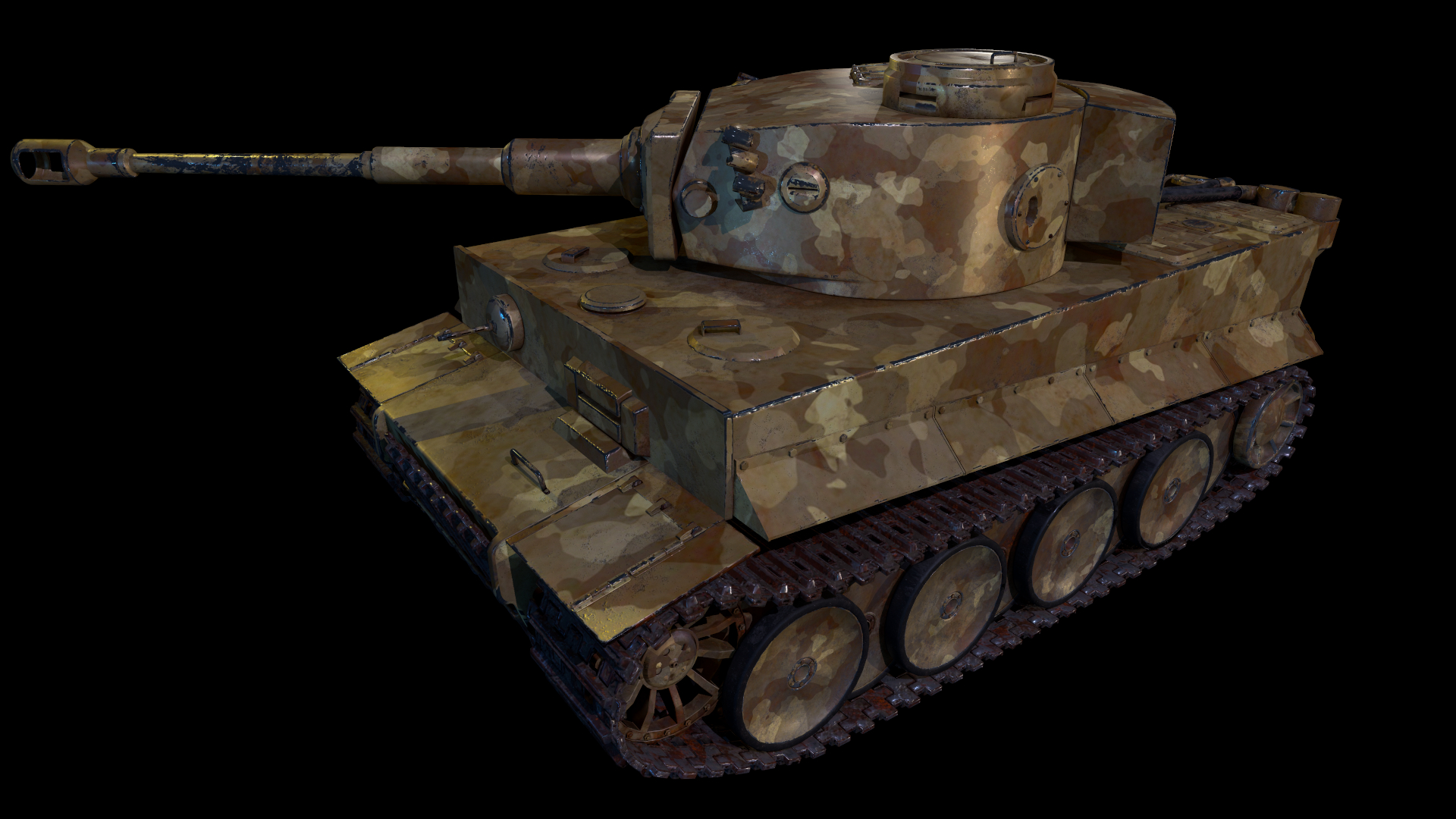 Tank Tiger 1 em 3d max Other imagem