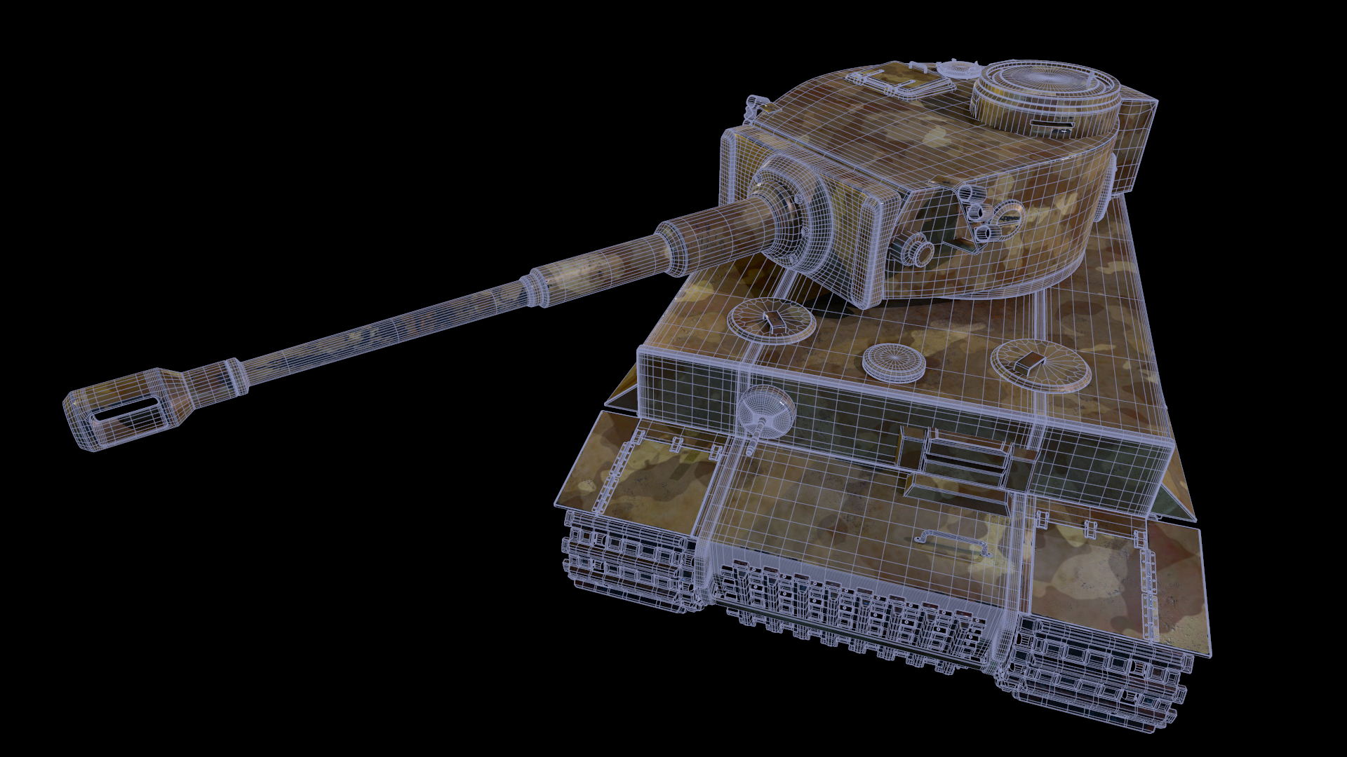 Tank Tiger 1 em 3d max Other imagem