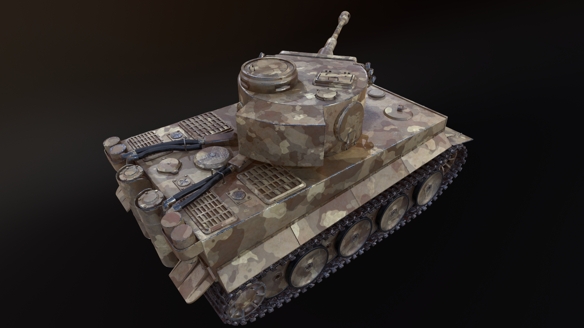 Tank Tiger 1 em 3d max Other imagem