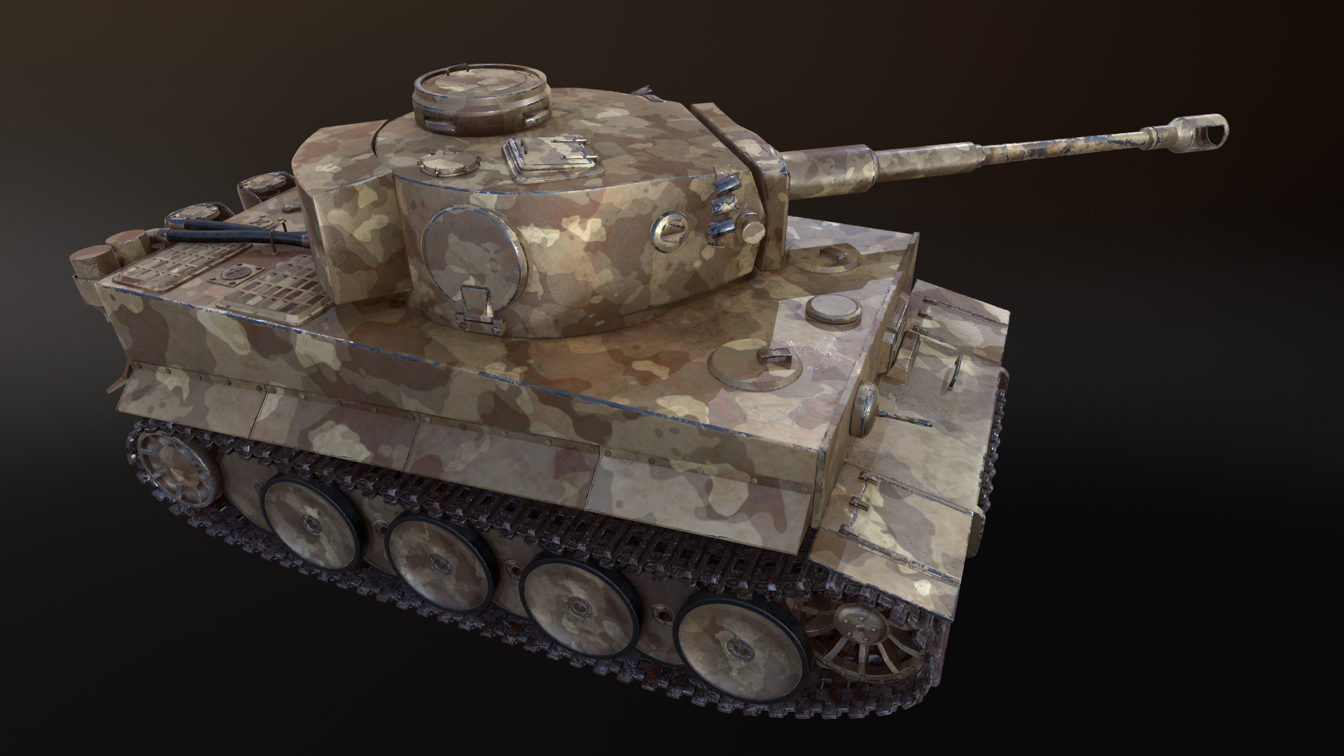 Tank Tiger 1 em 3d max Other imagem