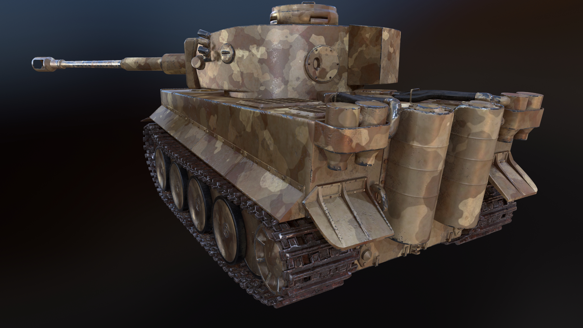 Tank Tiger 1 em 3d max Other imagem