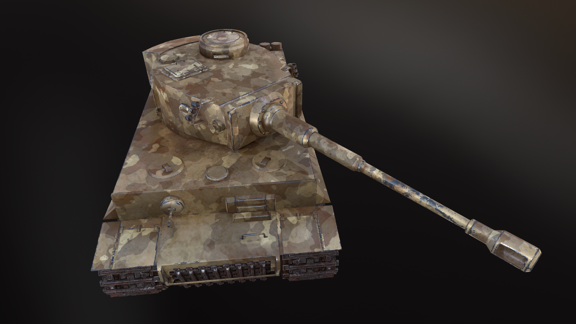 Tank Tiger 1 in 3d max Other image