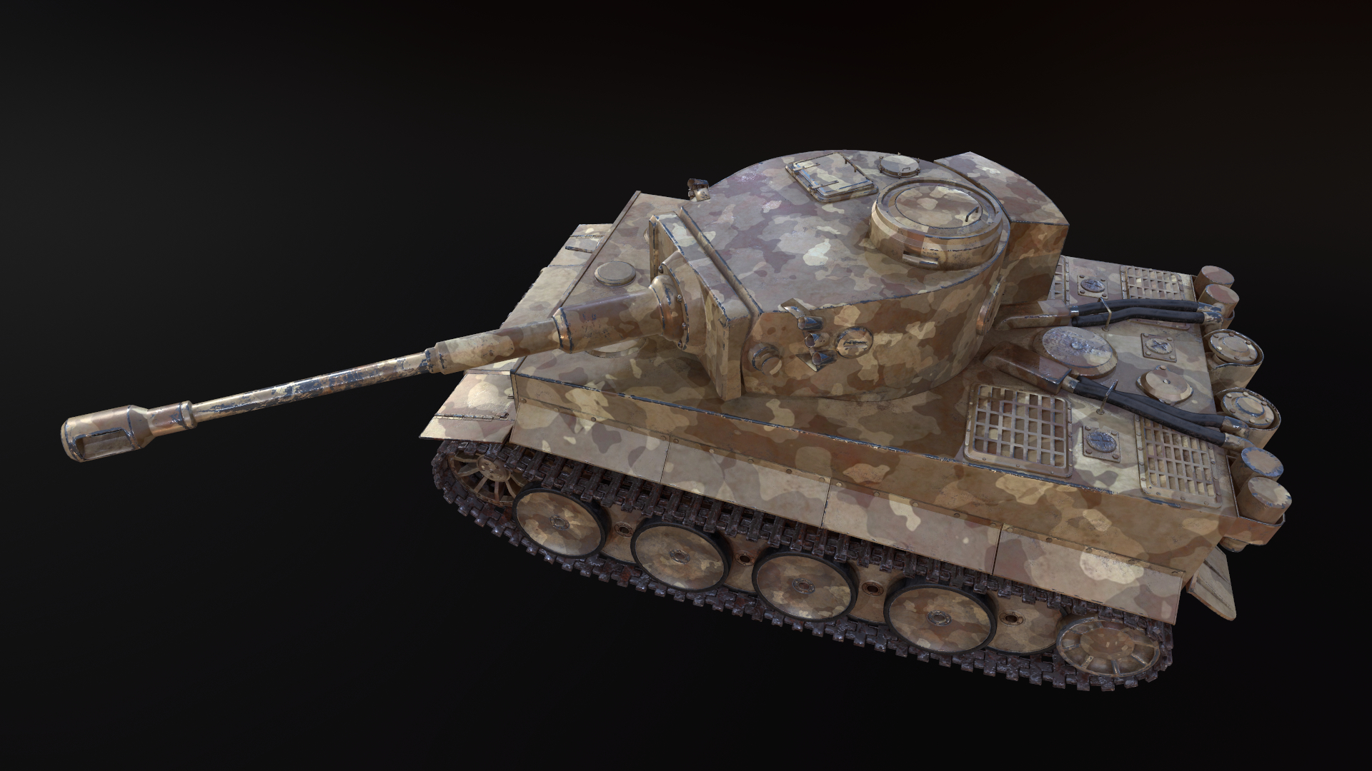 Tank Tiger 1 in 3d max Other image