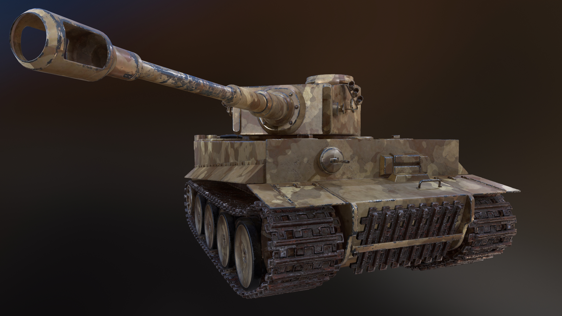 Tank Tiger 1 in 3d max Other image