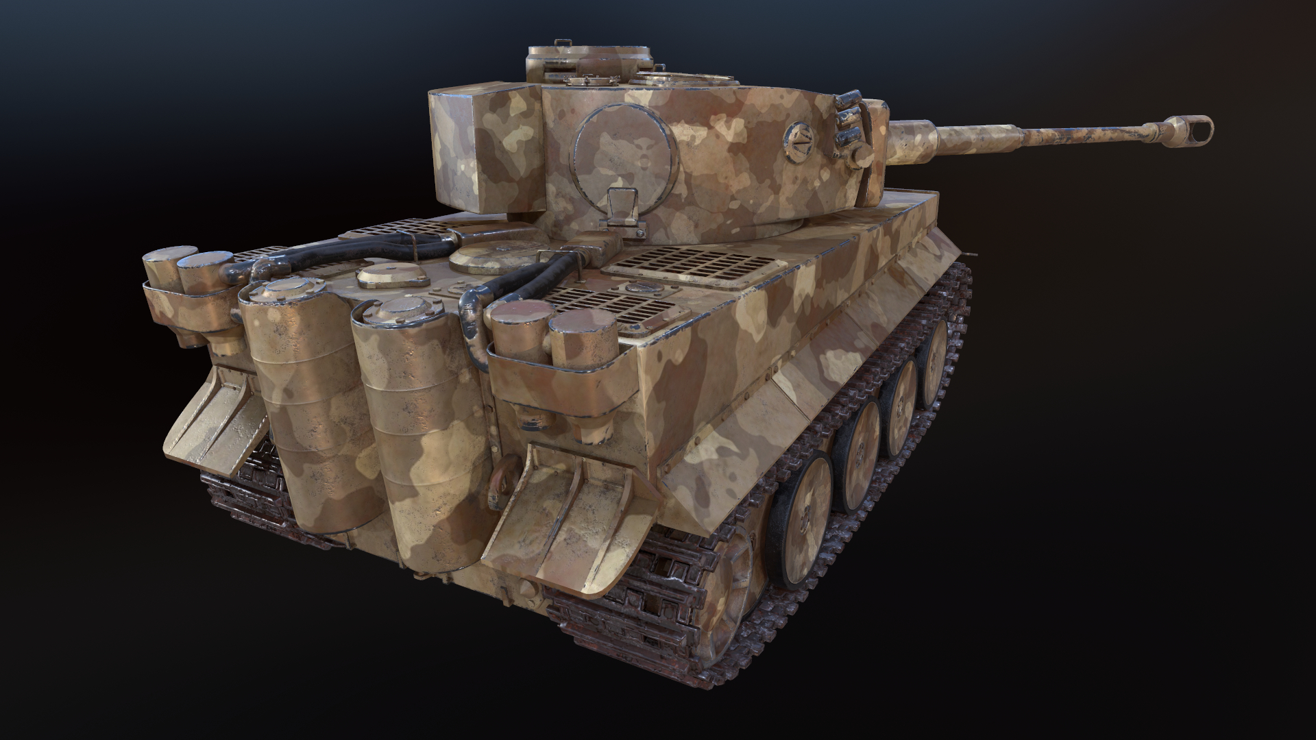 Tank Tiger 1 em 3d max Other imagem