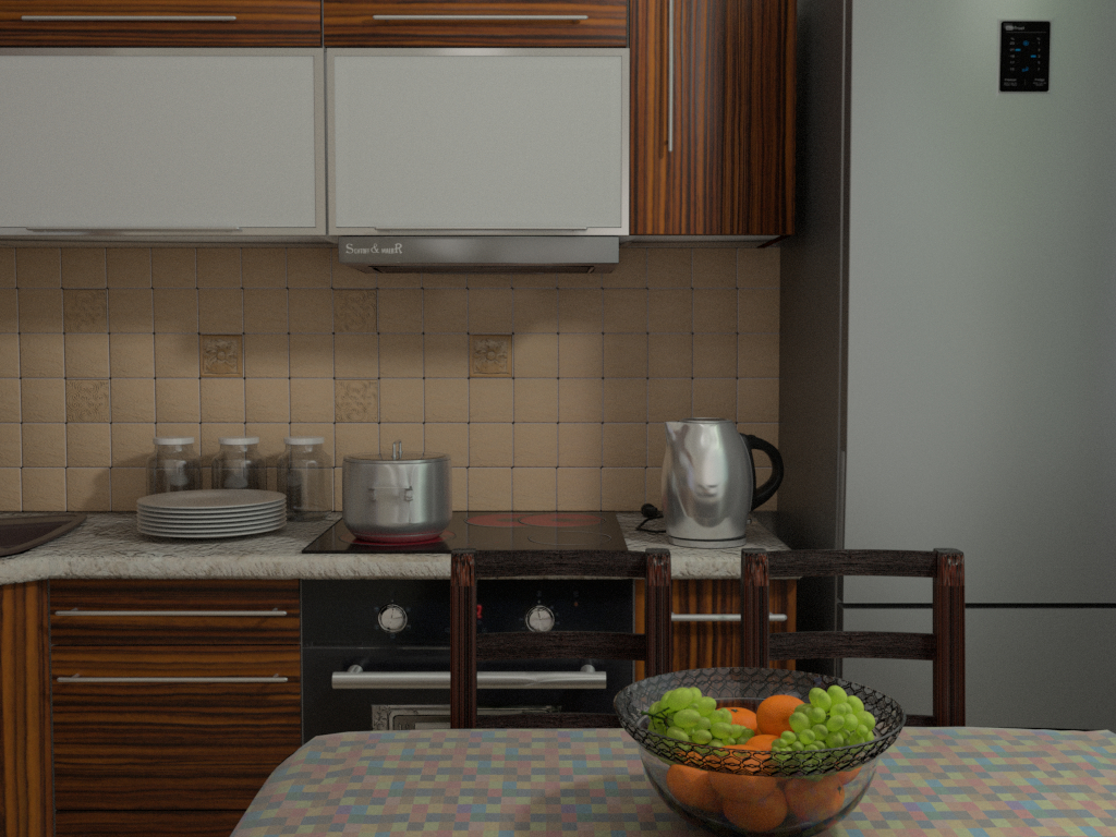 Cuisine "ZEZ" dans Blender cycles render image