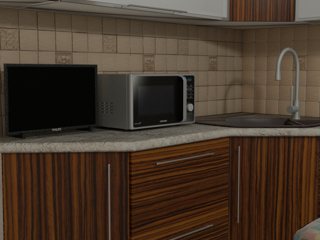 Cuisine "ZEZ" dans Blender cycles render image