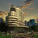 office and hotel complex in 3d max vray image