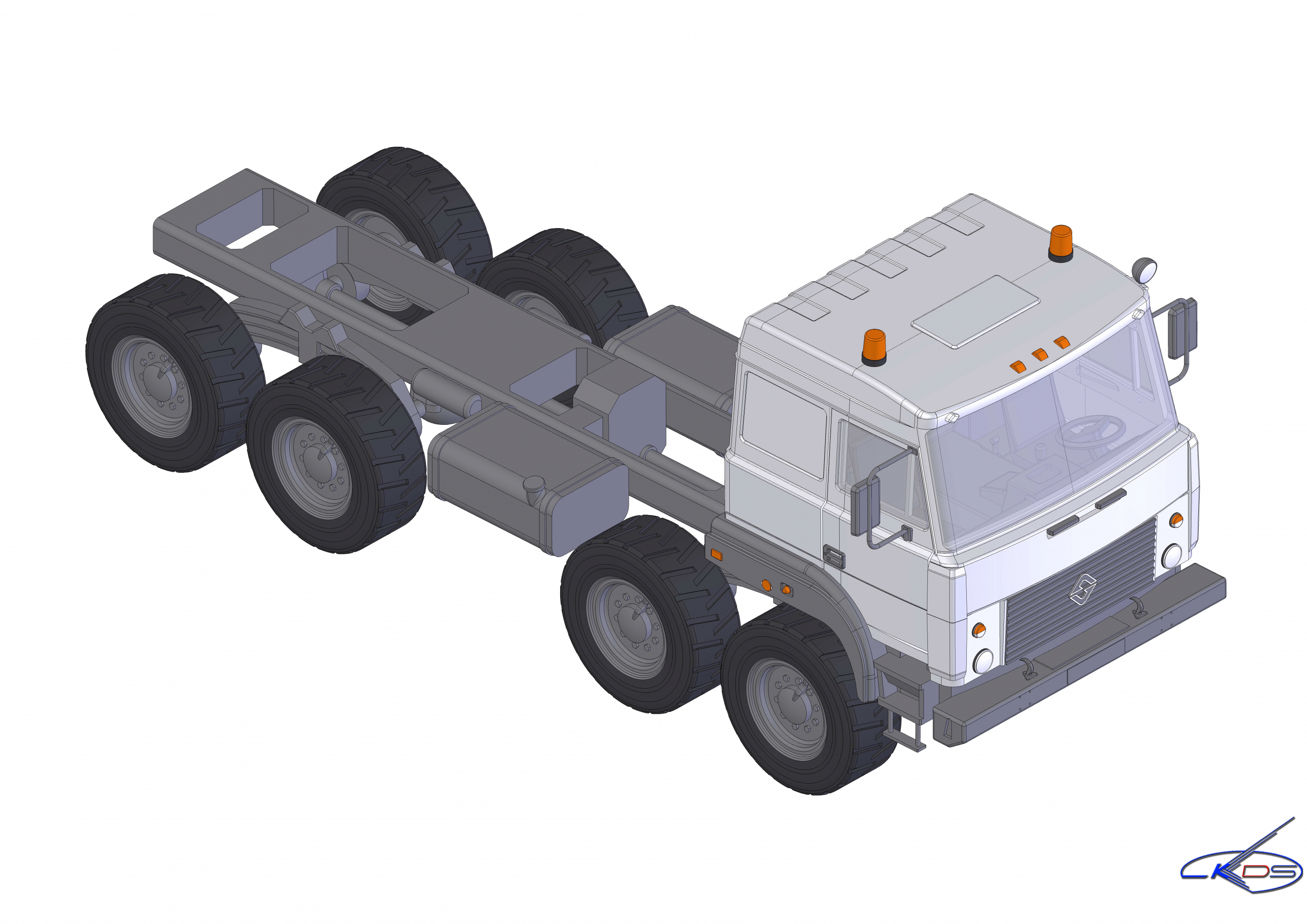 imagen de Ural 5323 en SolidWorks Other