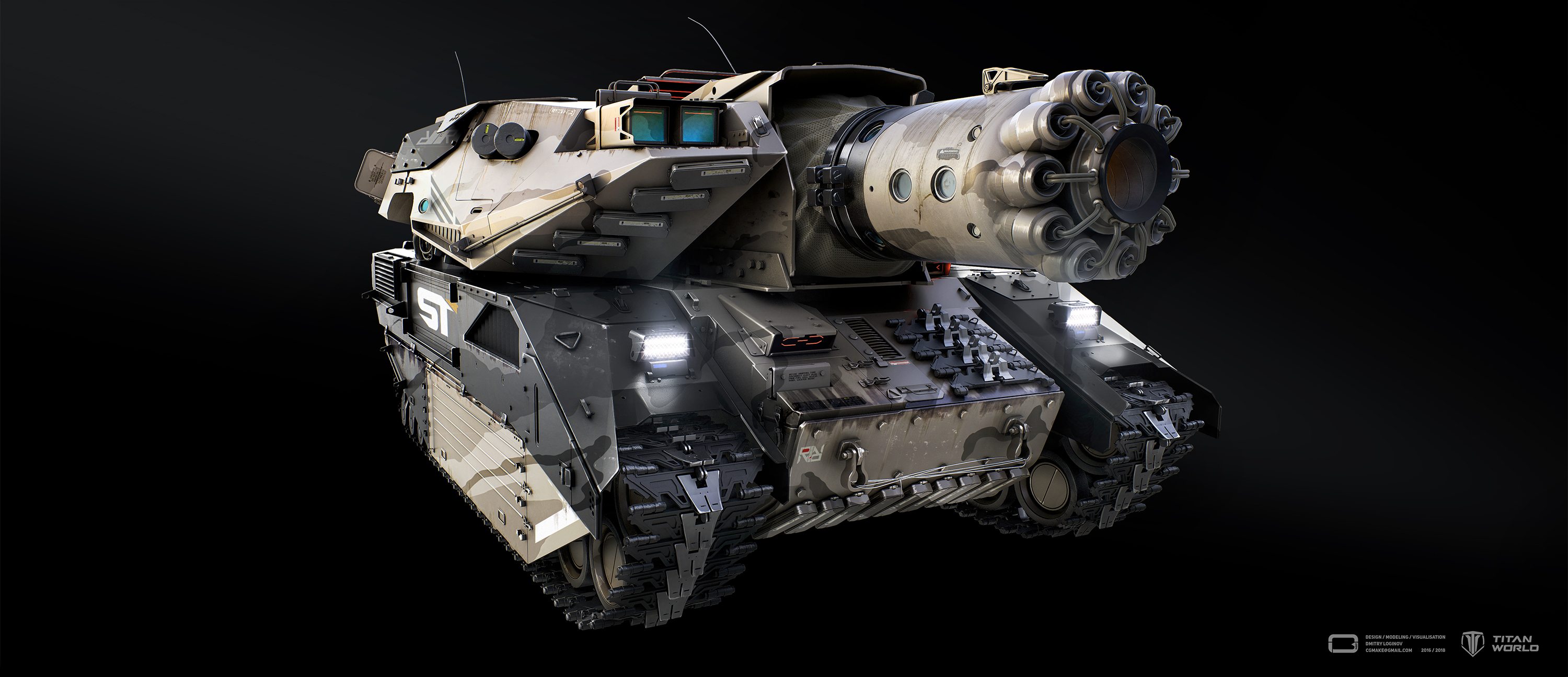 SIEGE TANK dans 3d max vray 3.0 image