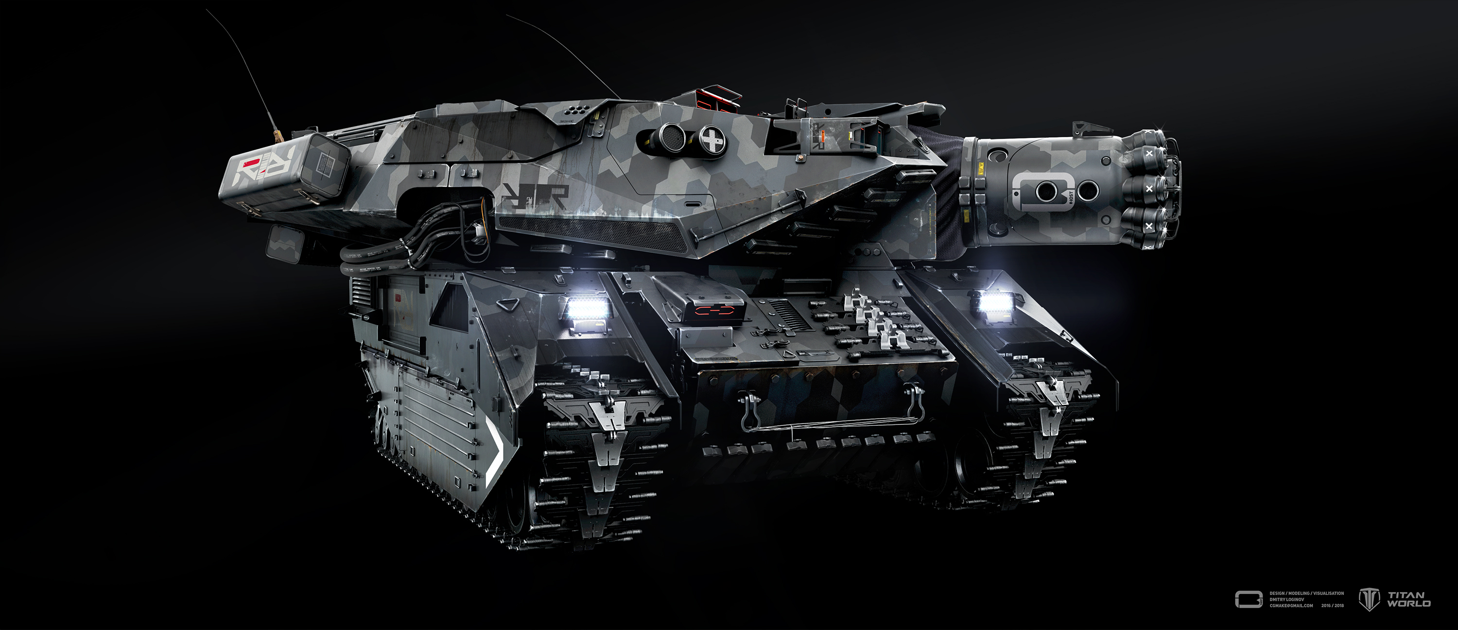 SIEGE TANK dans 3d max vray 3.0 image