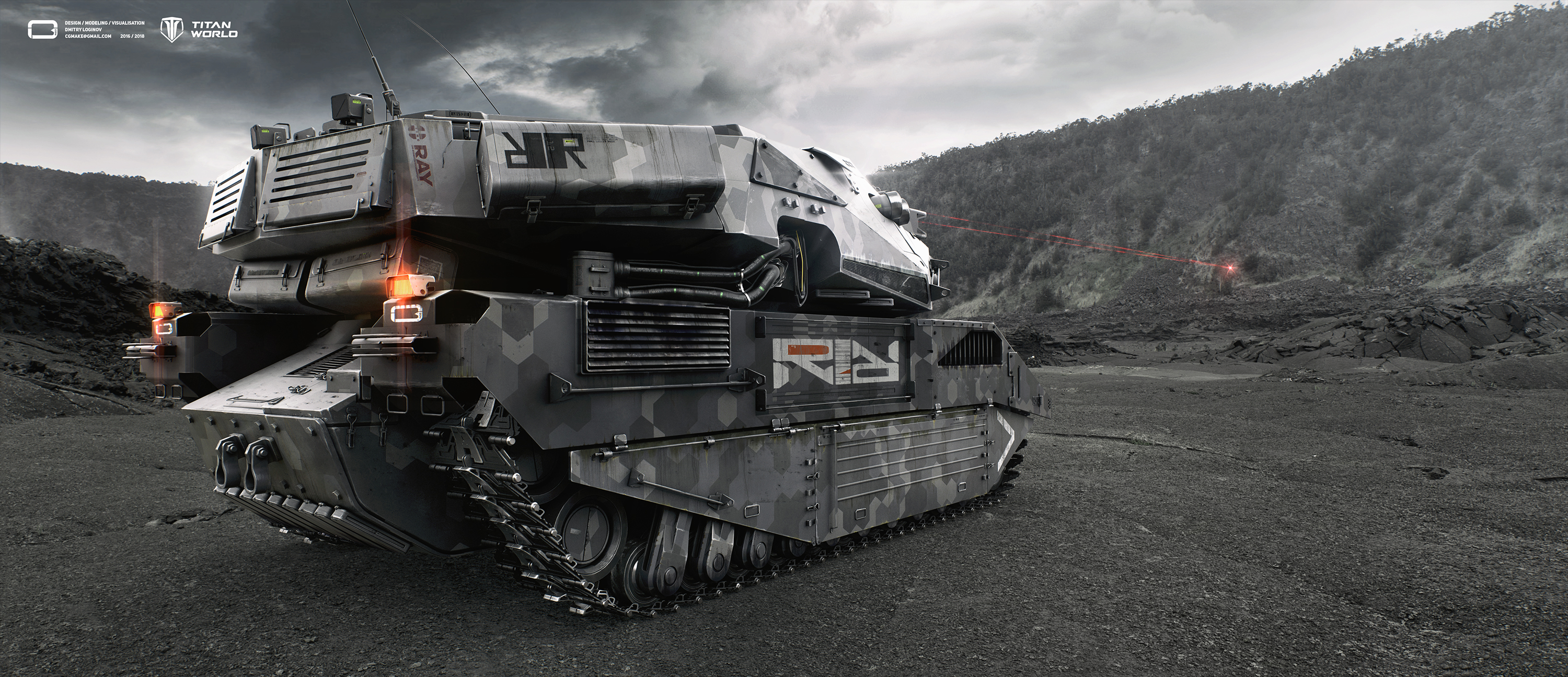 SIEGE TANK dans 3d max vray 3.0 image