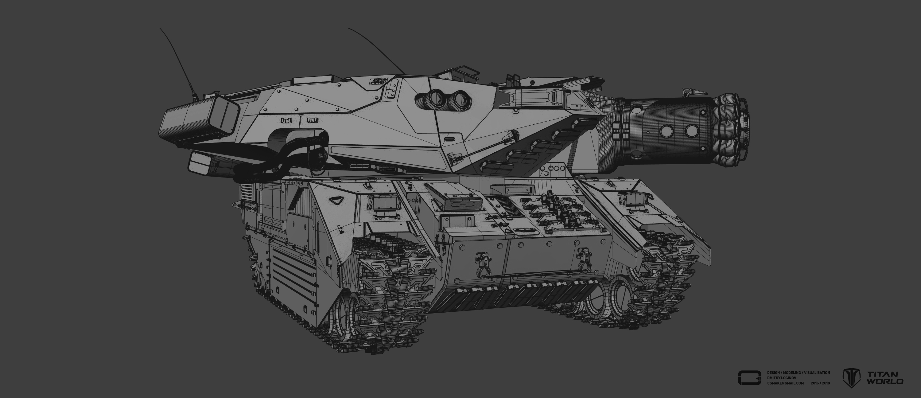 SIEGE TANK dans 3d max vray 3.0 image