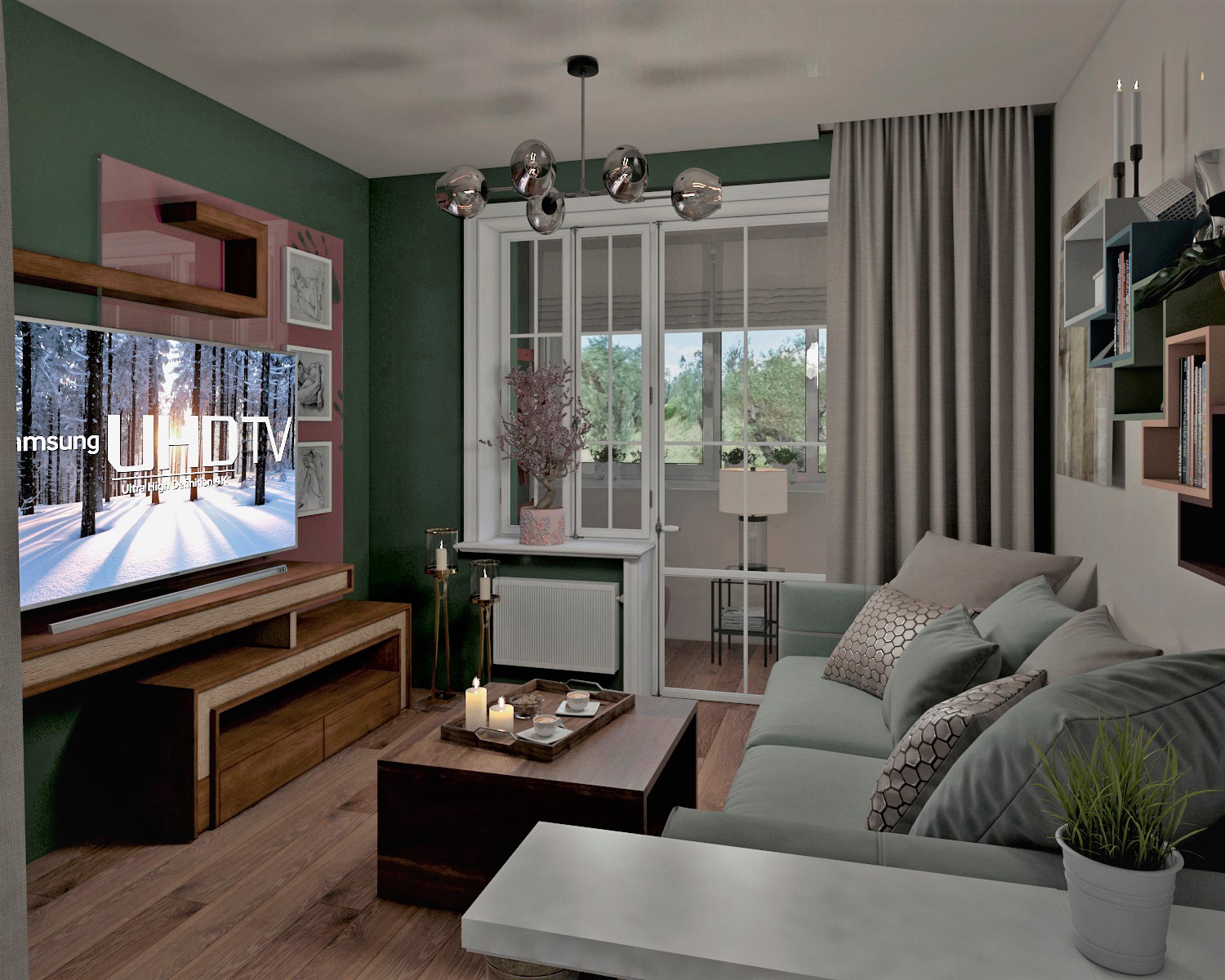 Studio Appartement dans 3d max vray 3.0 image