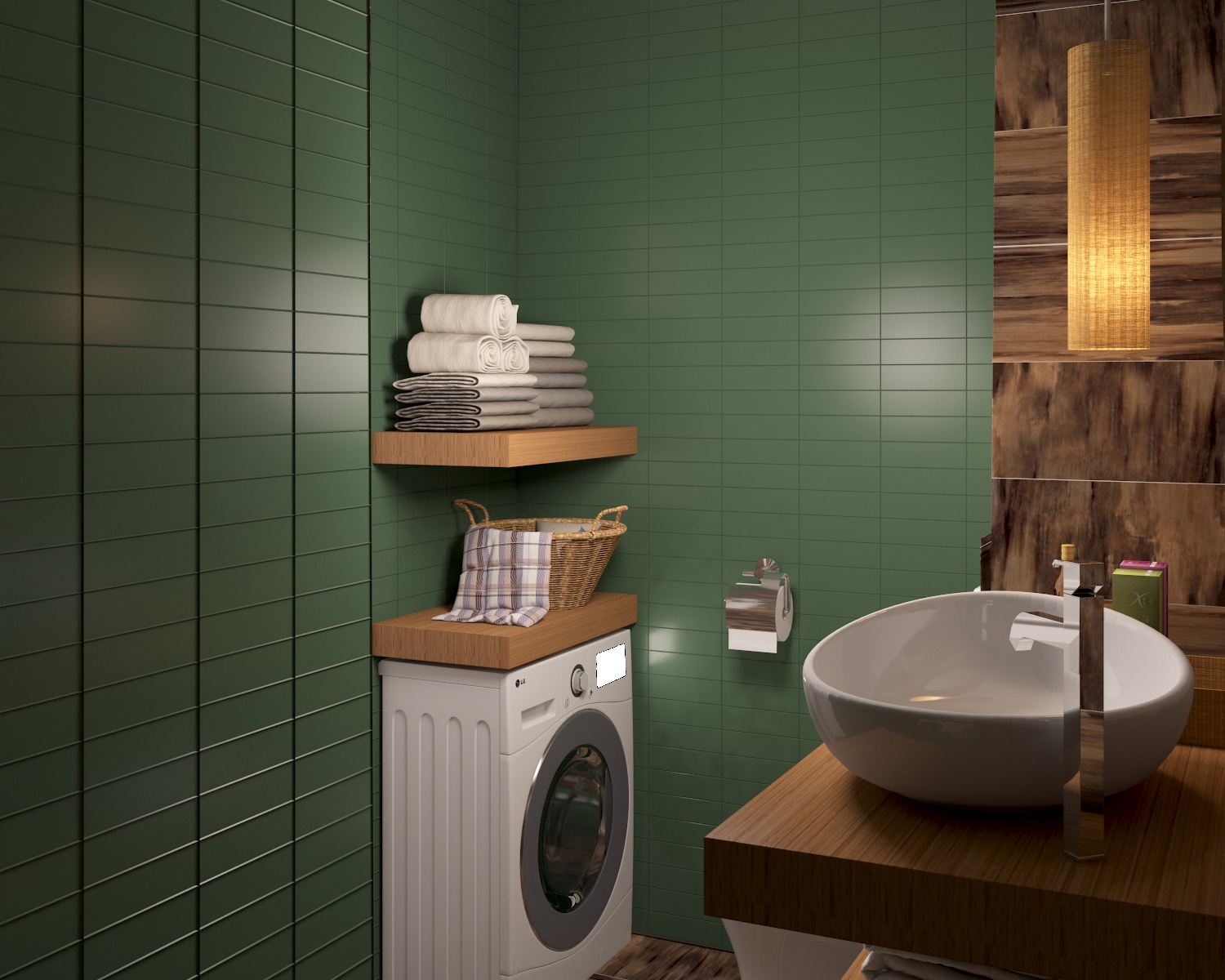 Studio-apartment in 3d max vray 3.0 Bild