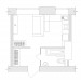 Flat - studio 23,6 sqr m