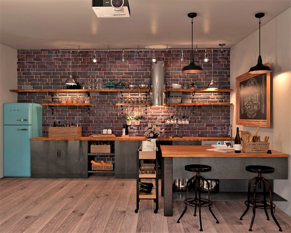 Grenier de style loft dans 3d max vray 3.0 image