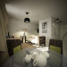 L’intérieur d’un appartement d’une superficie de 48 m². dans Cinema 4d vray image