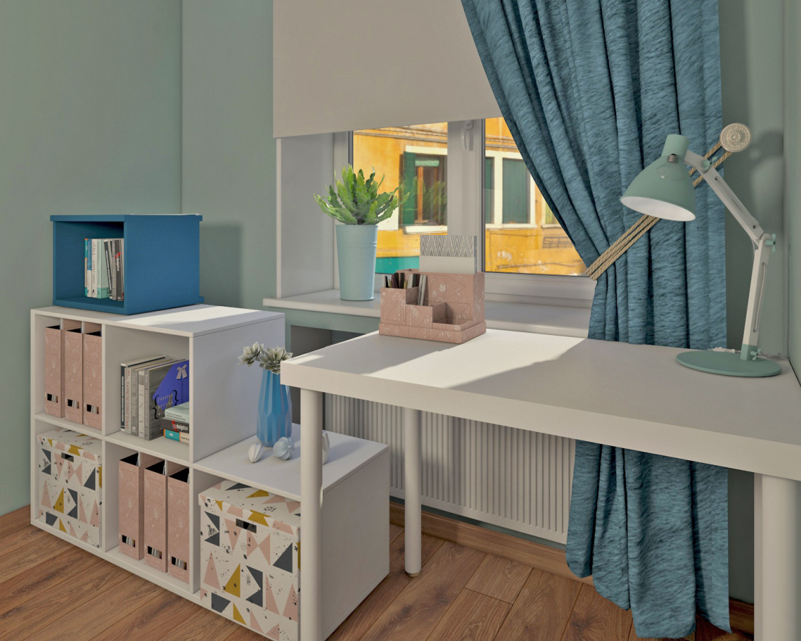 Quarto infantil para uma menina em 3d max vray 3.0 imagem