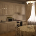 The Interior of an apartment in Cinema 4d vray image