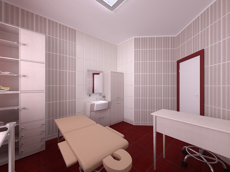 Salone di bellezza in 3d max vray 3.0 immagine