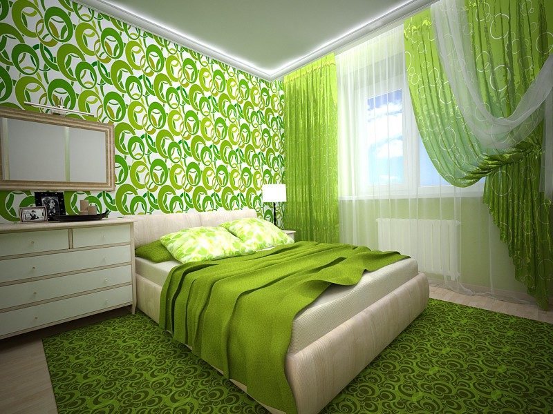 Bedroom girl Nikitin in 3d max vray 3.0 image