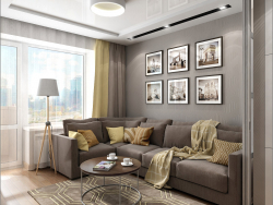 Interior design of a living room in Chernigov