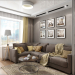 Interior design of a living room in Chernigov