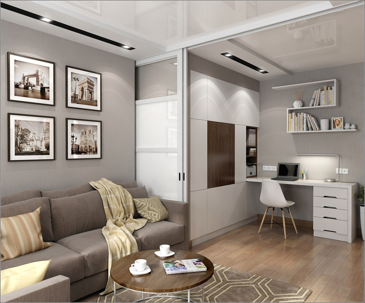 Interior design di un salotto a Chernigov in 3d max vray 1.5 immagine