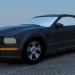 Ford Mustang GT V8 3d max vray में प्रस्तुत छवि