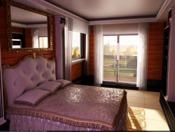 Design of a bedroom (not mine, but what my customer wanted)
