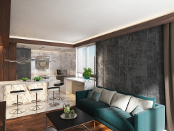 Apartamento en estilo moderno