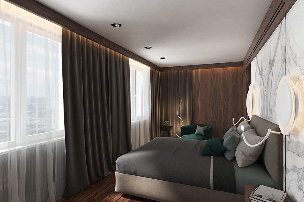 Apartment im modernen Stil in Blender cycles render Bild