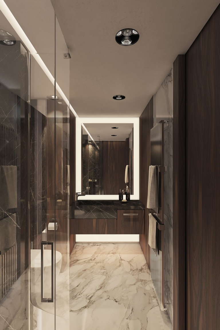 imagen de Apartamento en estilo moderno en Blender cycles render